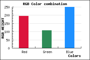 rgb background color #C46BFA mixer