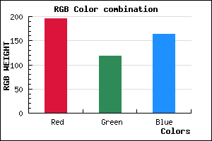 rgb background color #C476A4 mixer