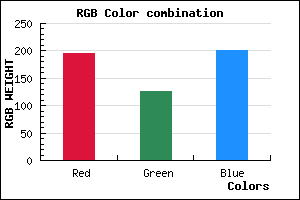 rgb background color #C47EC9 mixer
