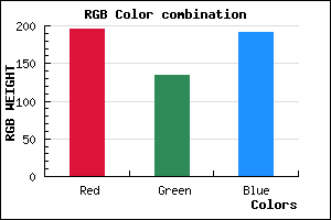 rgb background color #C486BF mixer