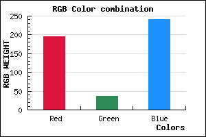 rgb background color #C424F1 mixer