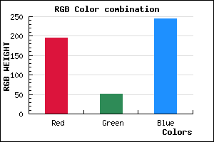rgb background color #C433F5 mixer
