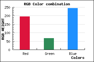 rgb background color #C444F5 mixer