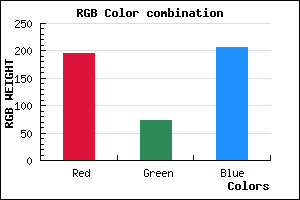 rgb background color #C449CF mixer