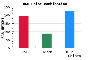 rgb background color #C458E0 mixer