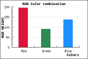 rgb background color #C45A89 mixer