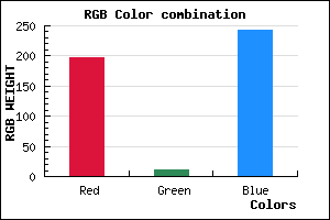rgb background color #C50BF2 mixer