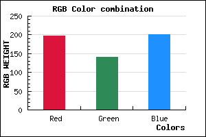 rgb background color #C58DC9 mixer