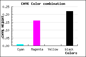 #C5A6C6 color CMYK mixer
