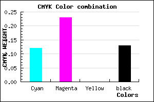 #C5ABDF color CMYK mixer