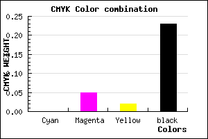 #C5BBC2 color CMYK mixer