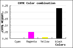#C5BBC3 color CMYK mixer