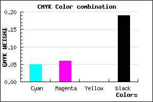 #C5C3CF color CMYK mixer