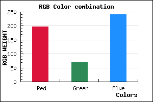 rgb background color #C545F0 mixer