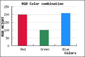 rgb background color #C665D0 mixer