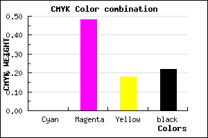 #C667A3 color CMYK mixer