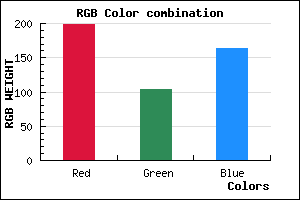 rgb background color #C667A3 mixer