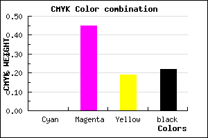 #C66CA0 color CMYK mixer