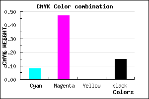 #C672D8 color CMYK mixer