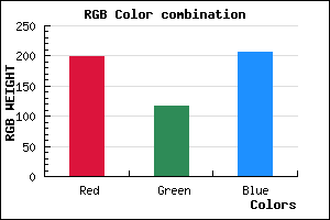 rgb background color #C674CE mixer