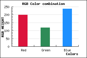 rgb background color #C677ED mixer