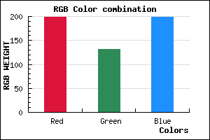 rgb background color #C683C7 mixer