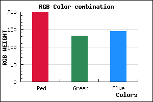 rgb background color #C68490 mixer