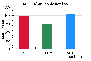 rgb background color #C694D0 mixer