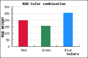 rgb background color #C69BFD mixer