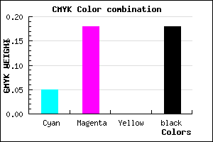 #C6AAD0 color CMYK mixer