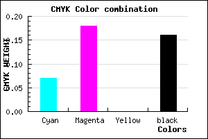 #C6AFD5 color CMYK mixer