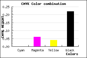 #C6BABE color CMYK mixer