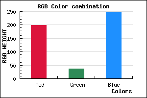 rgb background color #C624F7 mixer