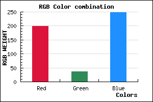rgb background color #C625F9 mixer