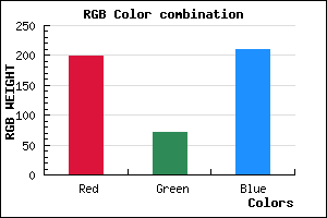 rgb background color #C647D1 mixer