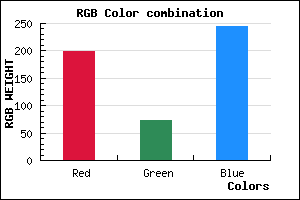 rgb background color #C649F5 mixer