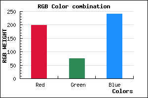 rgb background color #C64AF0 mixer