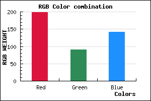 rgb background color #C65A8D mixer