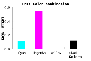 #C767E0 color CMYK mixer