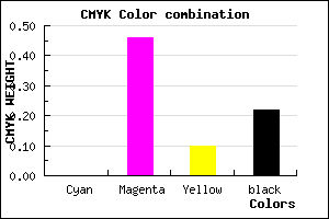 #C76CB4 color CMYK mixer