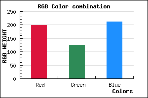 rgb background color #C77CD4 mixer