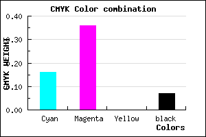 #C797ED color CMYK mixer