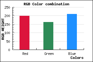 rgb background color #C7A3D1 mixer