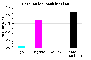 #C7A6C8 color CMYK mixer