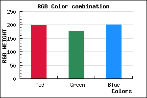 rgb background color #C7B1C9 mixer