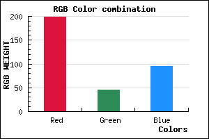 rgb background color #C72D5F mixer