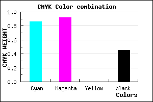 #140B8C color CMYK mixer