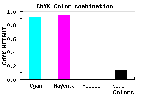 #140BDB color CMYK mixer