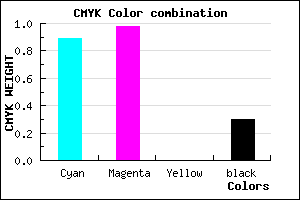 #1404B2 color CMYK mixer