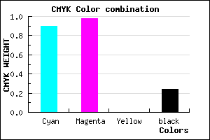 #1404C3 color CMYK mixer